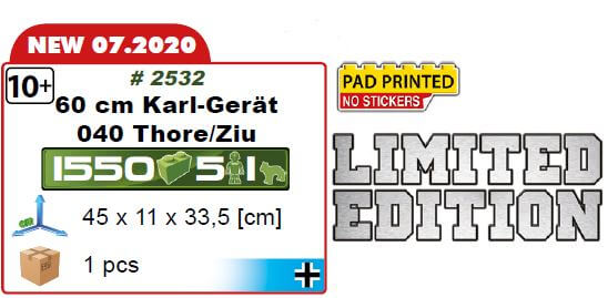 KARL-GERAT 60 cm Edition Limitée